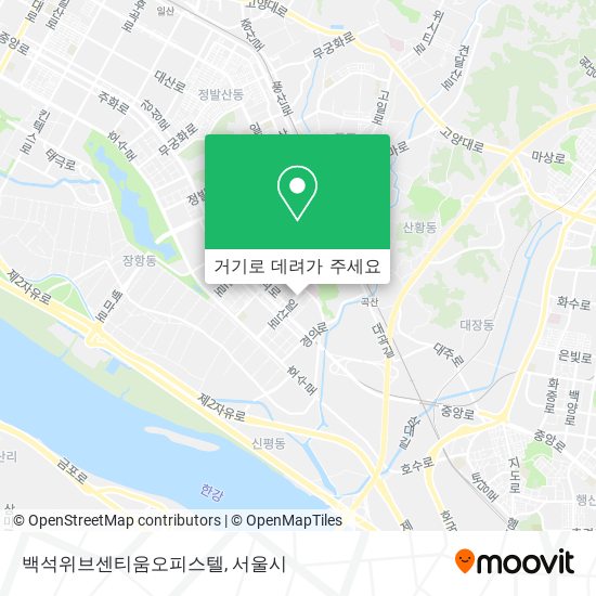 백석위브센티움오피스텔 지도