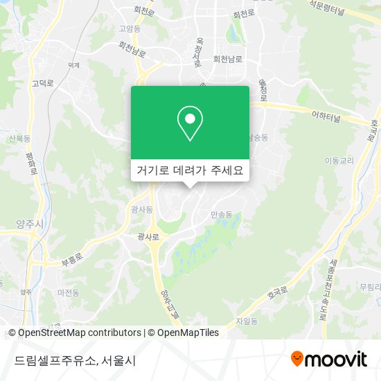 드림셀프주유소 지도