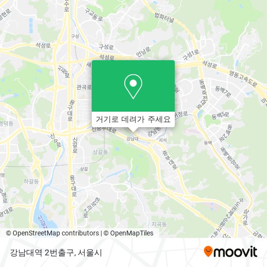 강남대역 2번출구 지도