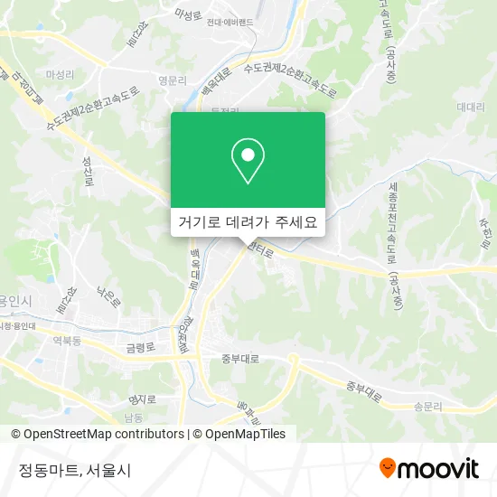 정동마트 지도