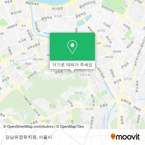 강남유정유치원 지도