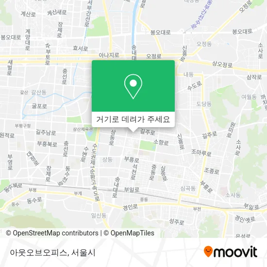 아웃오브오피스 지도