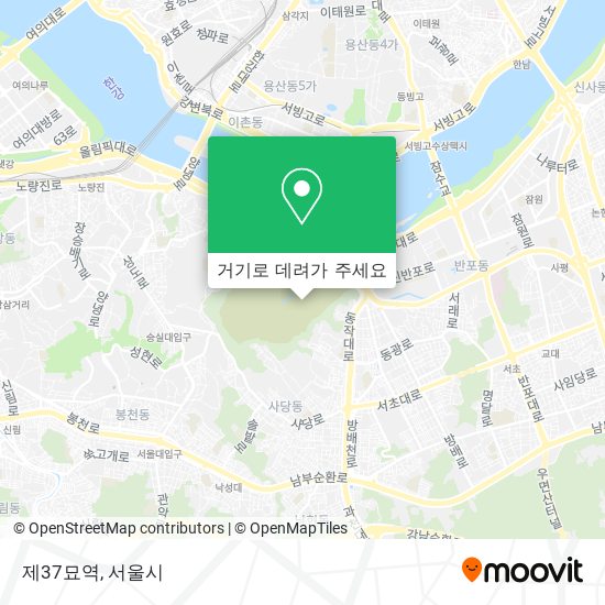 제37묘역 지도