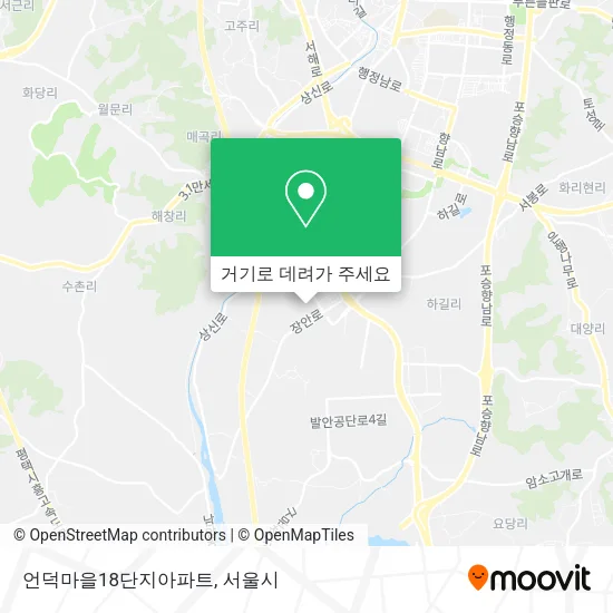 언덕마을18단지아파트 지도