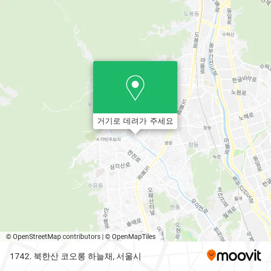 1742. 북한산 코오롱 하늘채 지도