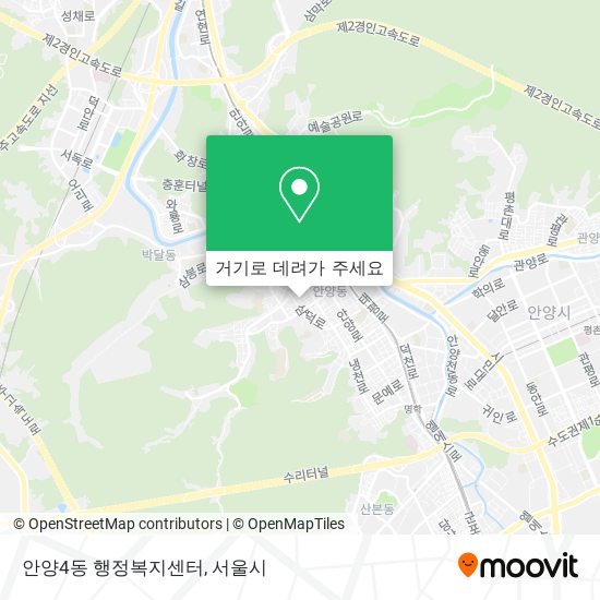 안양4동 행정복지센터 지도