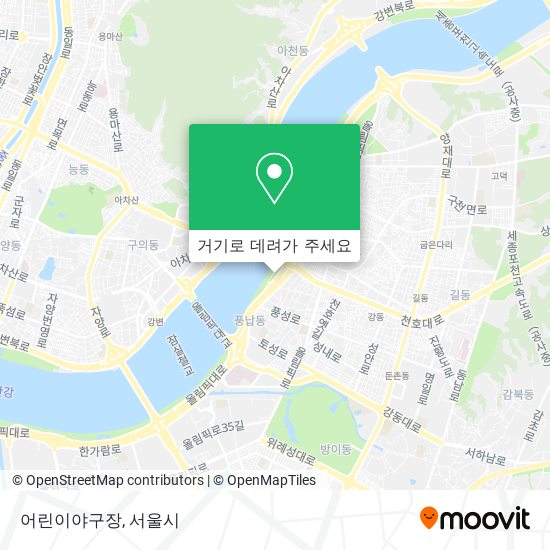 어린이야구장 지도