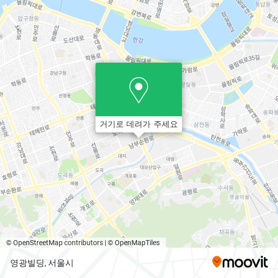 영광빌딩 지도
