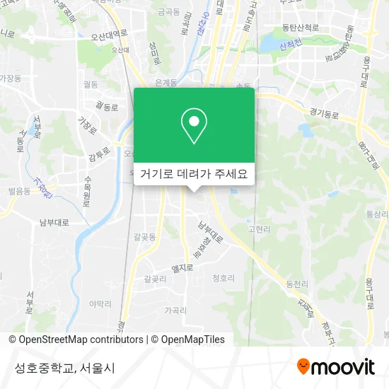 성호중학교 지도