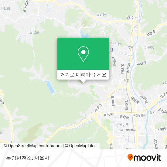녹양변전소 지도
