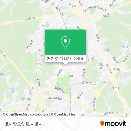 효사랑요양원 지도