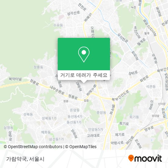 가람약국 지도