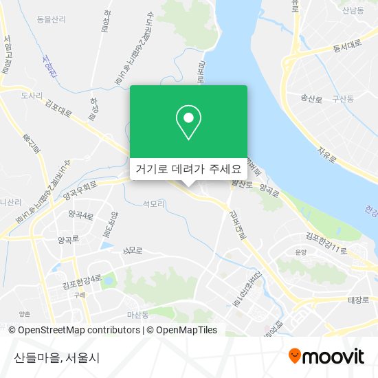 산들마을 지도