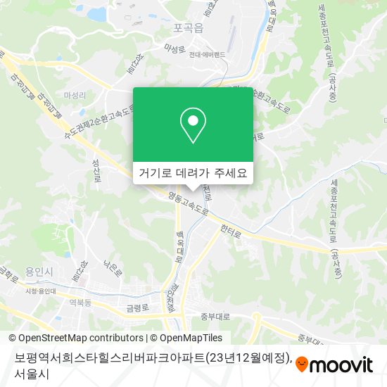 보평역서희스타힐스리버파크아파트(23년12월예정) 지도