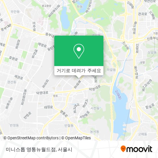 미니스톱 영통뉴월드점 지도