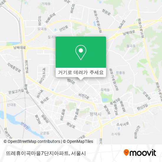 뜨레휴이곡마을7단지아파트 지도