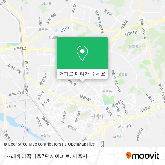 뜨레휴이곡마을7단지아파트 지도