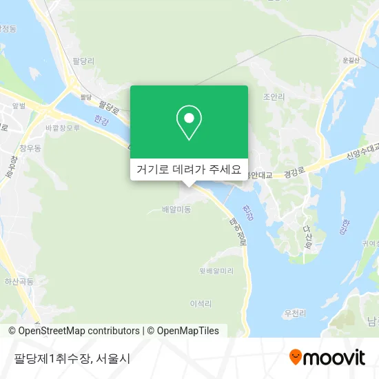 팔당제1취수장 지도