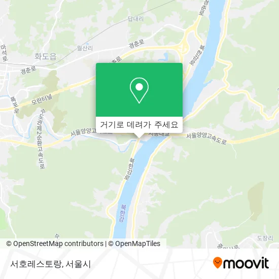 서호레스토랑 지도