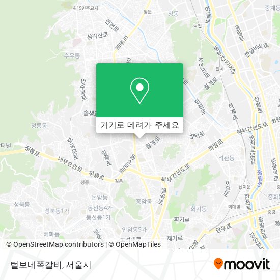 털보네쪽갈비 지도