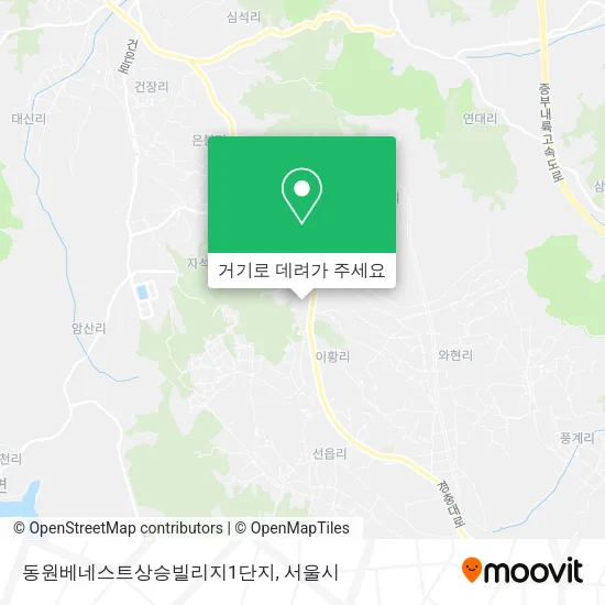 동원베네스트상승빌리지1단지 지도