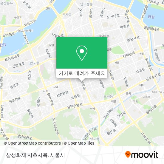 삼성화재 서초사옥 지도