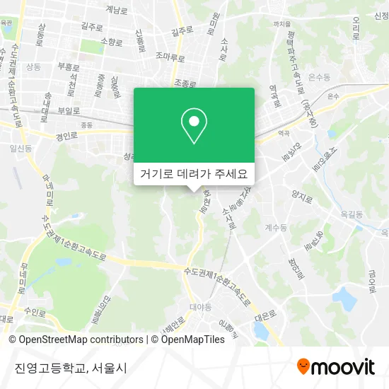 진영고등학교 지도
