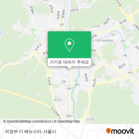 의정부 디 베뉴스타 지도