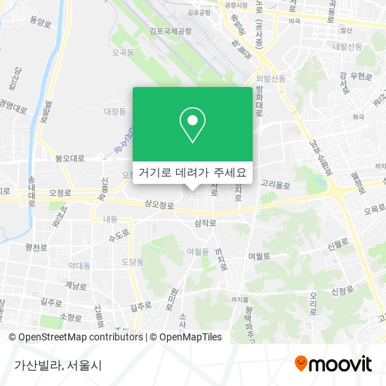 가산빌라 지도