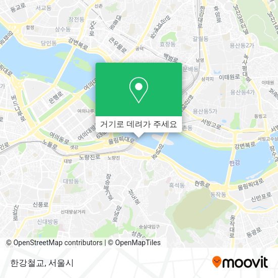 한강철교 지도