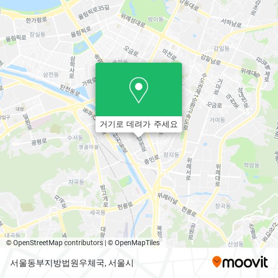 서울동부지방법원우체국 지도