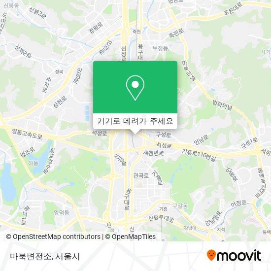 마북변전소 지도