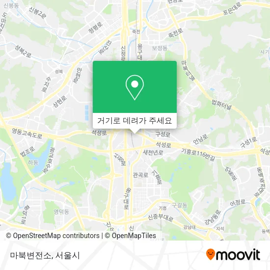 마북변전소 지도