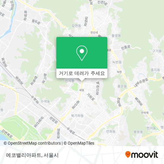 에코밸리아파트 지도