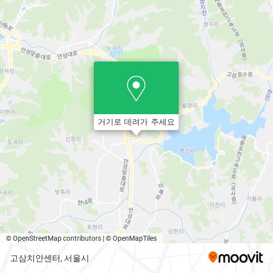 고삼치안센터 지도