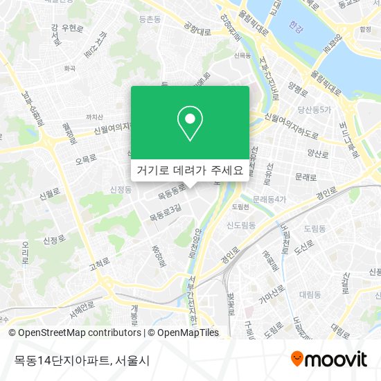 목동14단지아파트 지도