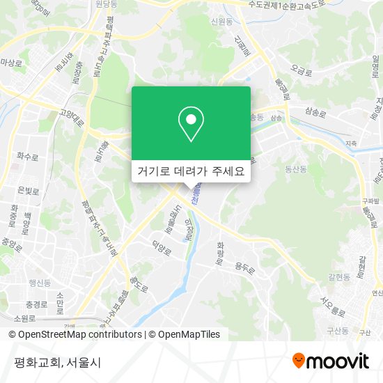 평화교회 지도
