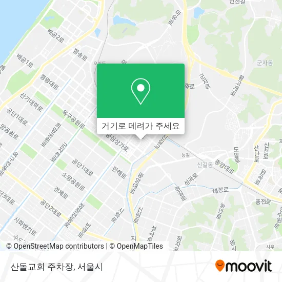 산돌교회 주차장 지도