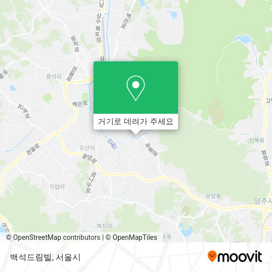 백석드림빌 지도