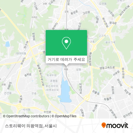 스토리웨이 의왕역점 지도
