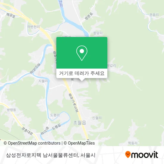 삼성전자로지텍 남서울물류센터 지도