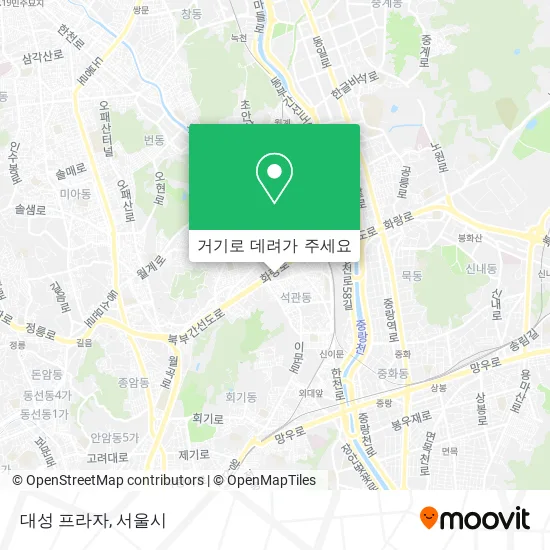 대성 프라자 지도