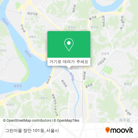 그린마을 장안          101동 지도