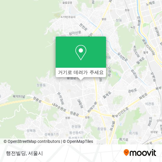 행전빌딩 지도