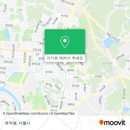 육덕봉 지도