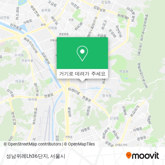 성남위례Lh36단지 지도