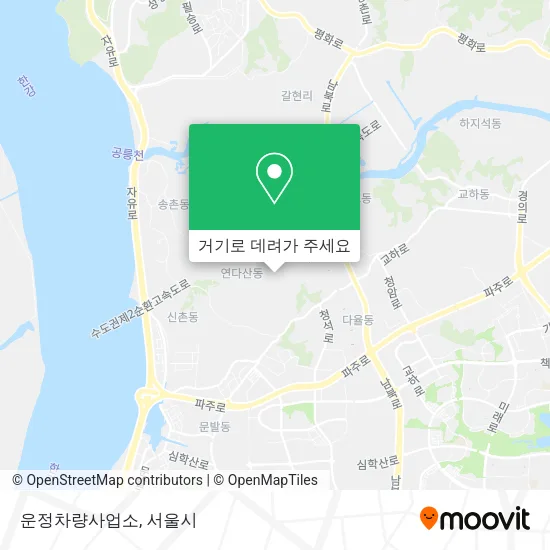 운정차량사업소 지도