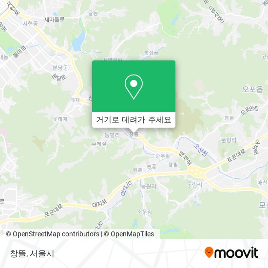 창뜰 지도