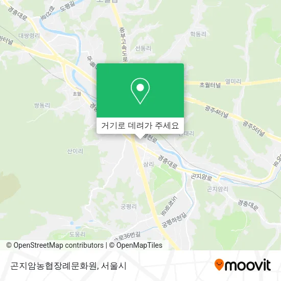 곤지암농협장례문화원 지도