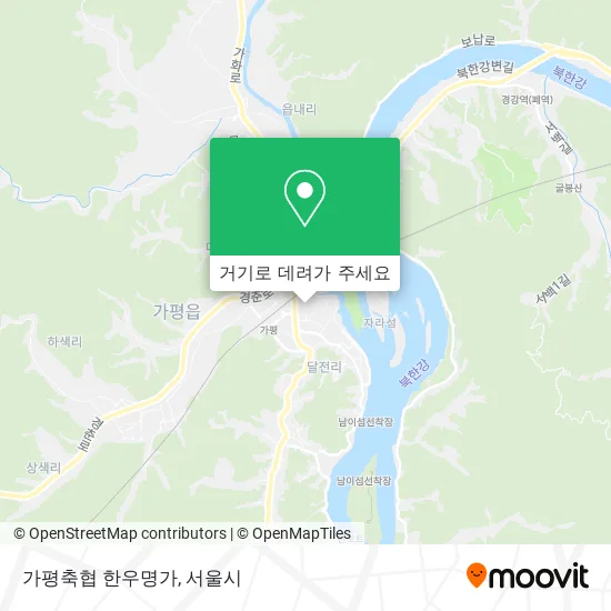 가평축협 한우명가 지도